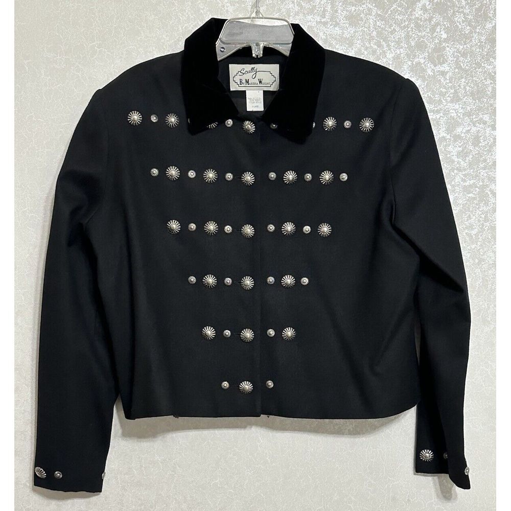 Scully & Scully Black Jacket with Silver Accents